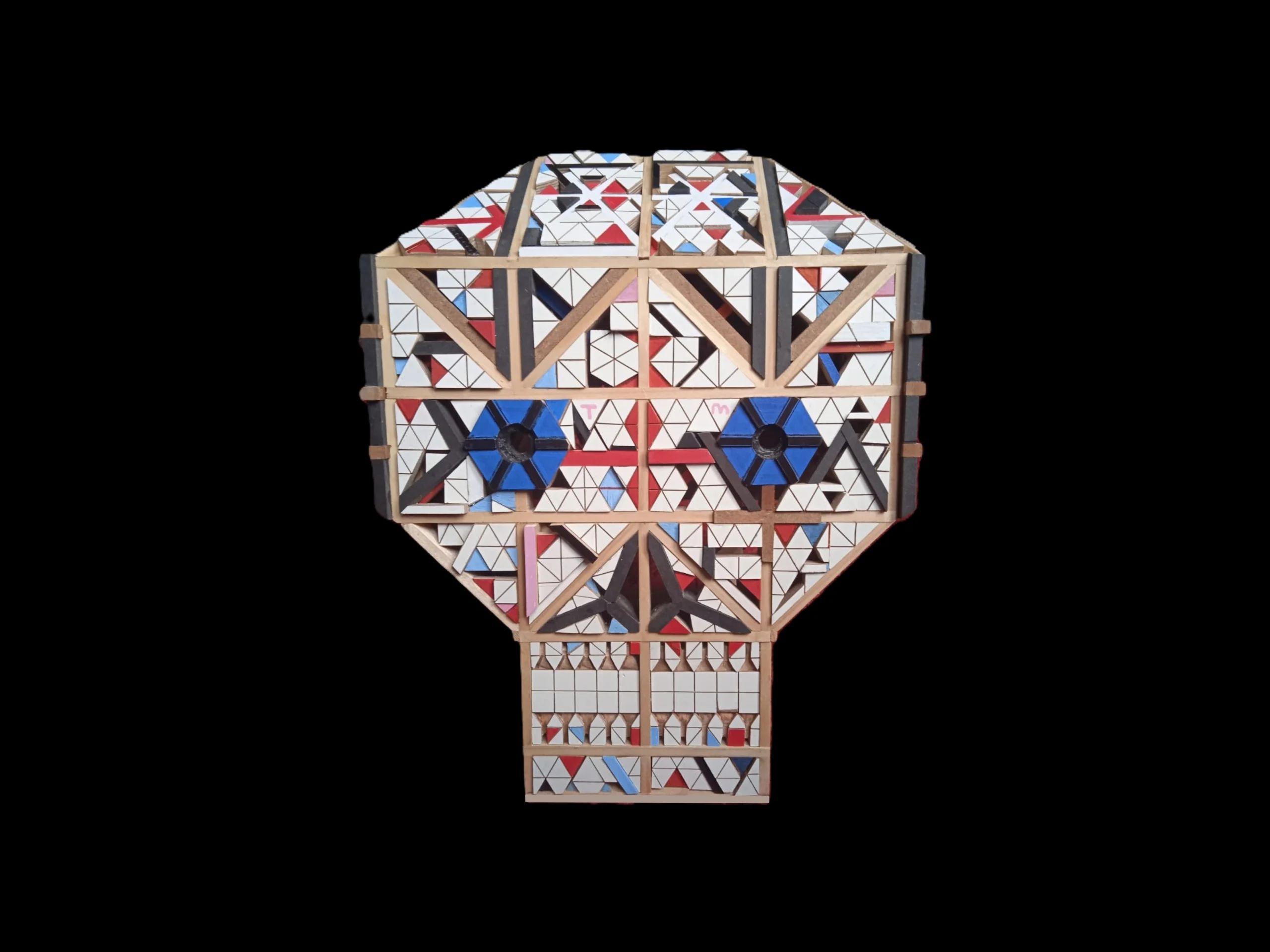 Escultura lumínica: XX XX – Frank de la Barrera Kumiko contemporáneo 2024 Mérida México