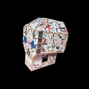 Escultura lumínica: XX XX – Frank de la Barrera Kumiko contemporáneo 2024 Mérida México