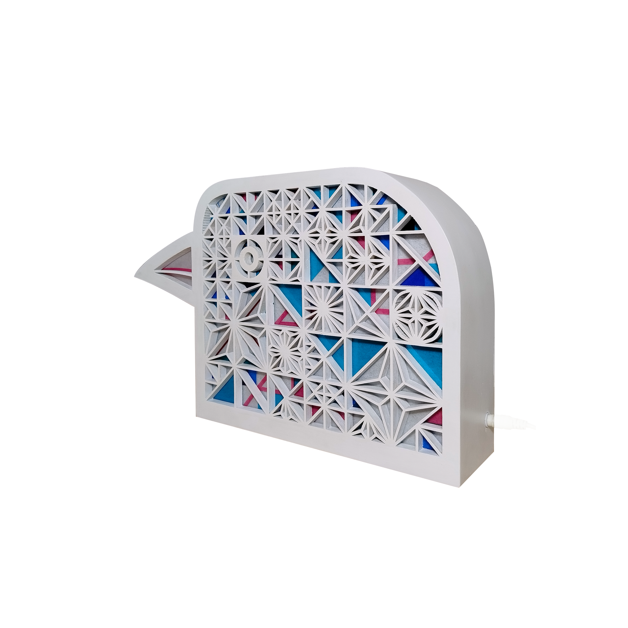 Escultura Luminosa Amanecer por Frank de la Barrera, Mérida México, 2025