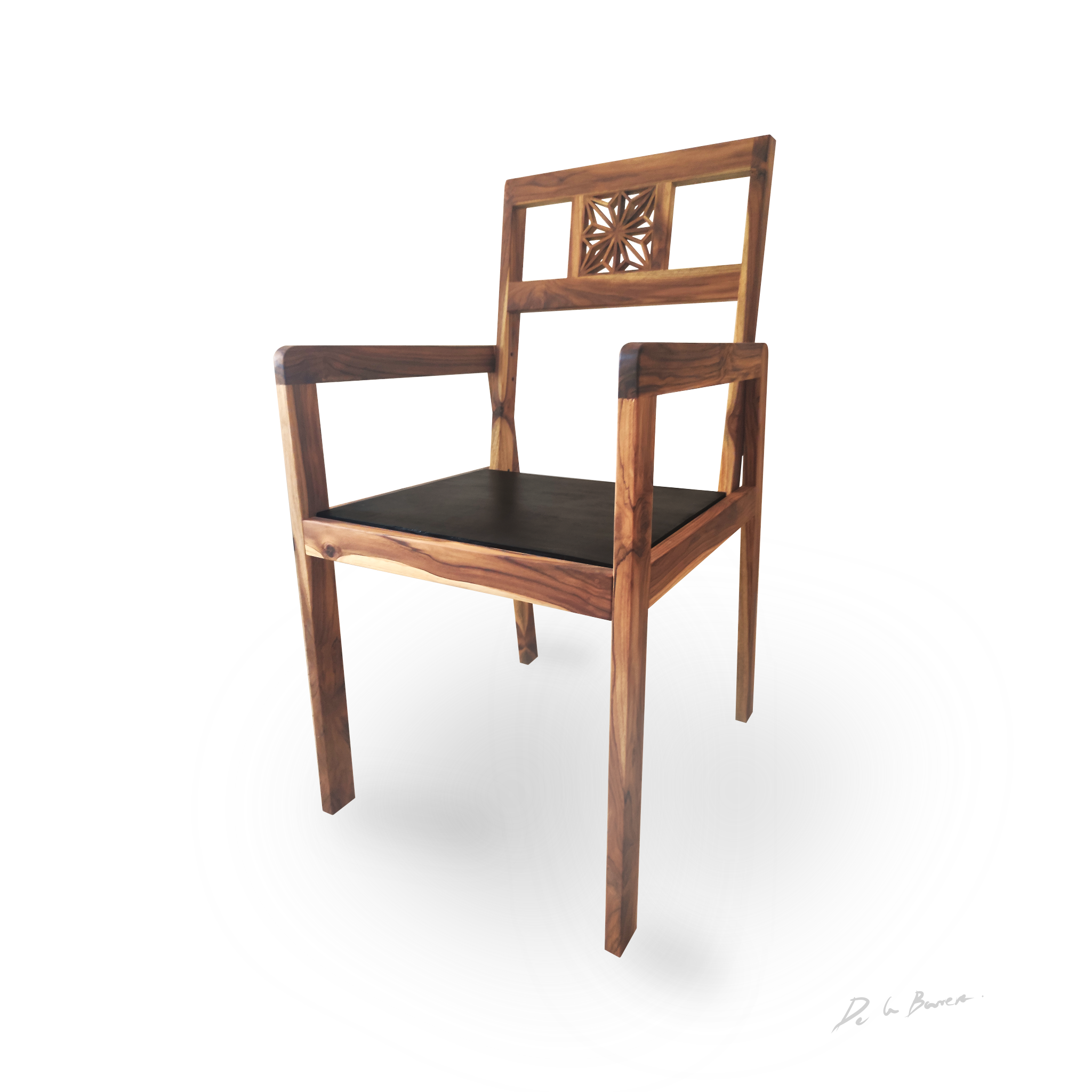 Silla Kakuasa-001 – Frank de la Barrera Kumiko contemporáneo 2024 Mérida México